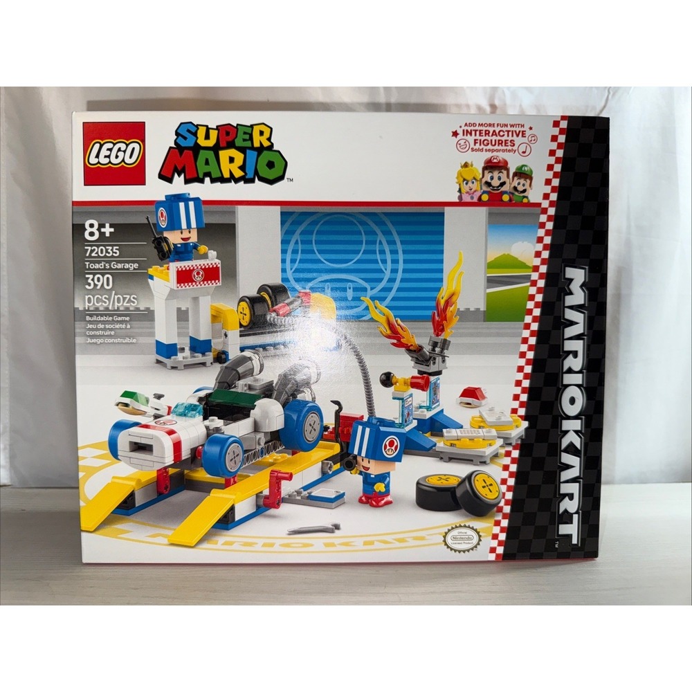 LEGO Super Mario 72035‎ Mario Kart Garage Set 390 pcs New Sealed